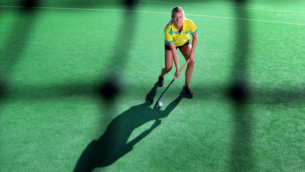 STAR PLAYER: Women's National Development squad member Maddison Smith plays for the The Railway Greys Womens Hockey Club. Picture: Sylvia Liber 