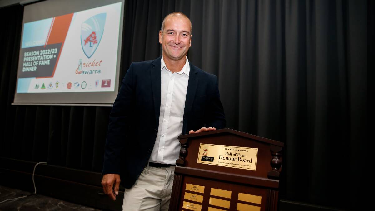 Phil Jaques was one of five cricketers to be inducted in Cricket Illawarra's inaugural Hall of Fame. Picture by Anna Warr