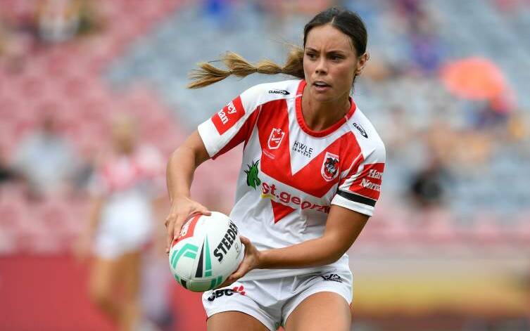 Taliah Fuimaono will make her NSW Origin debut on Thursday night at CommBank Stadium. Picture by Dragons media.