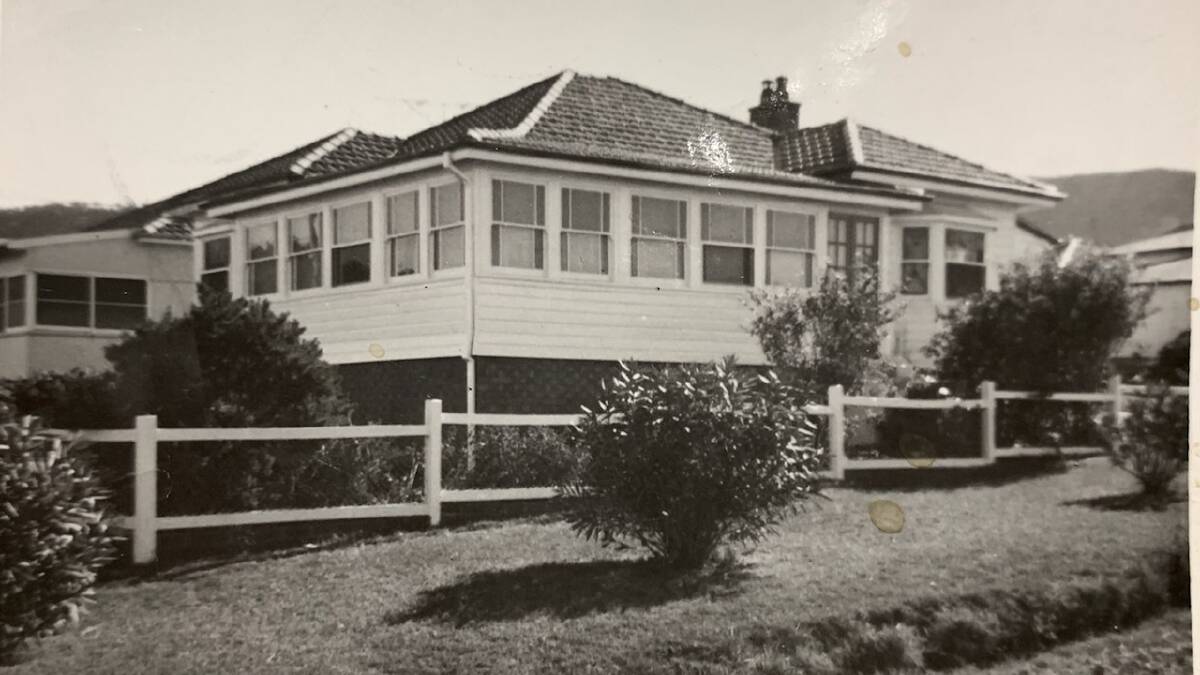 OLD CHARMER: The house at 10 Woodland Avenue, pictured here in the 1960's when the Hewitts bought it, was built in the 1930s. 