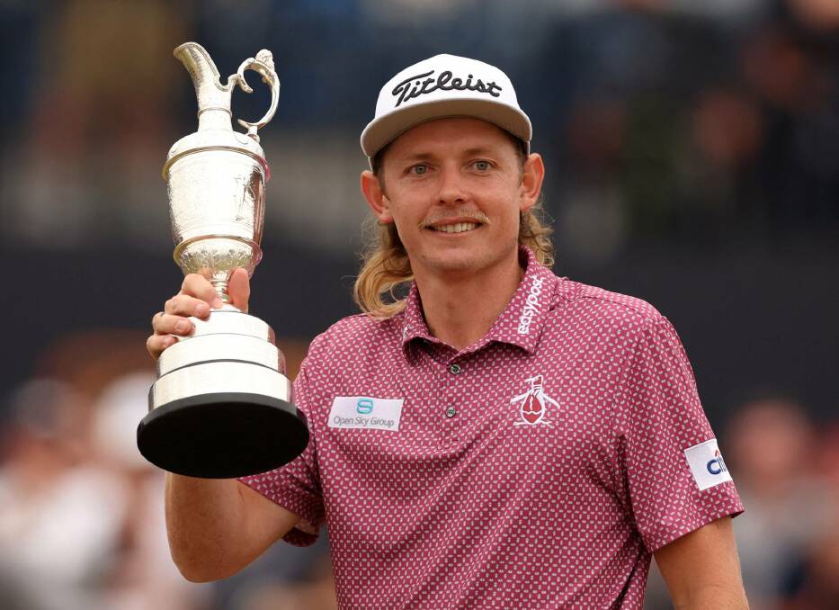 CHAMP: Australian golfer Cameron Smith after winning the 150th edition of the British Open.