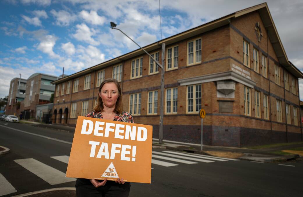 ON THE OUTER: Wollongong City Council Greens councillor Cath Blakey is disappointed the federal budget on Tuesday night did not provide guaranteed funding for TAFE. Picture: Adam McLean