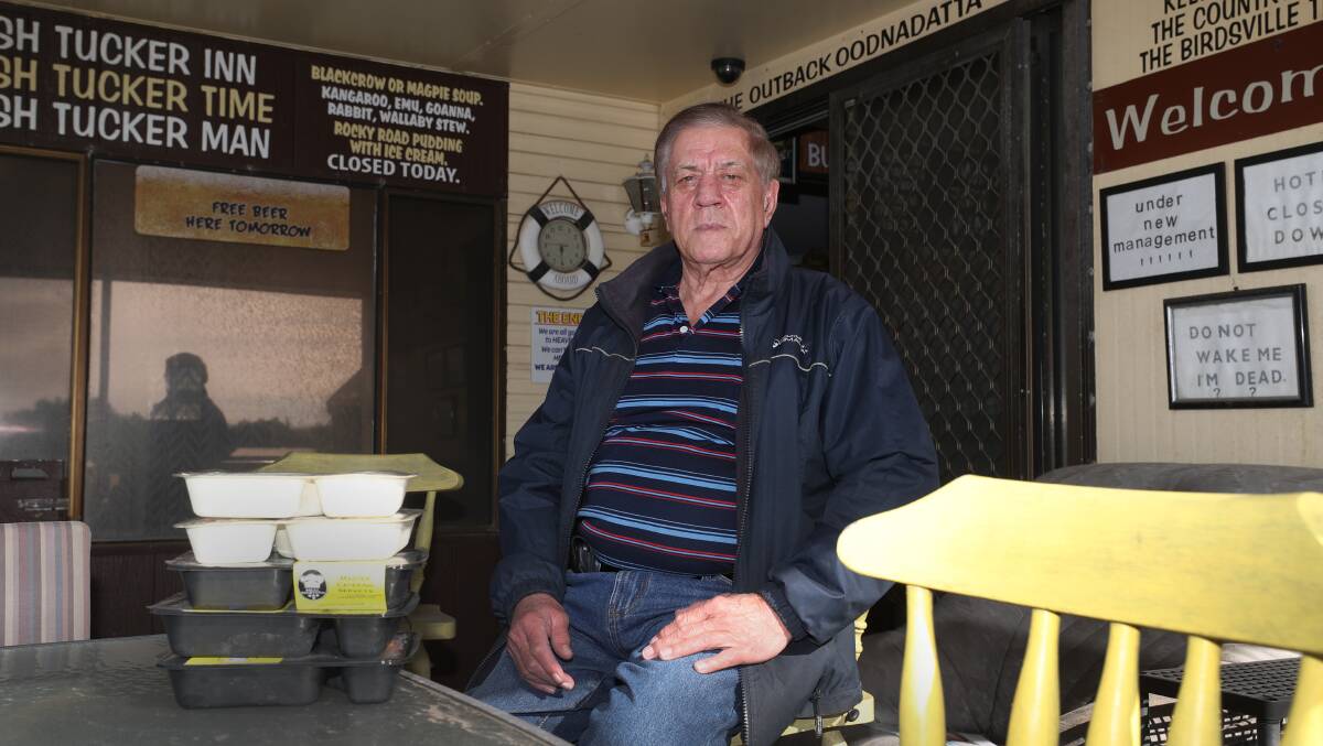 BARGAIN: MCCI has delivered over 2500 meals to the Towradgi Beach Park home of a grateful Trevor Scott over the last 10 years. Picture: Robert Peet