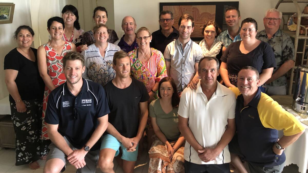 The 16 teachers from the Catholic Education Diocese of Wollongong (CEDoW) who visited Kiribati.