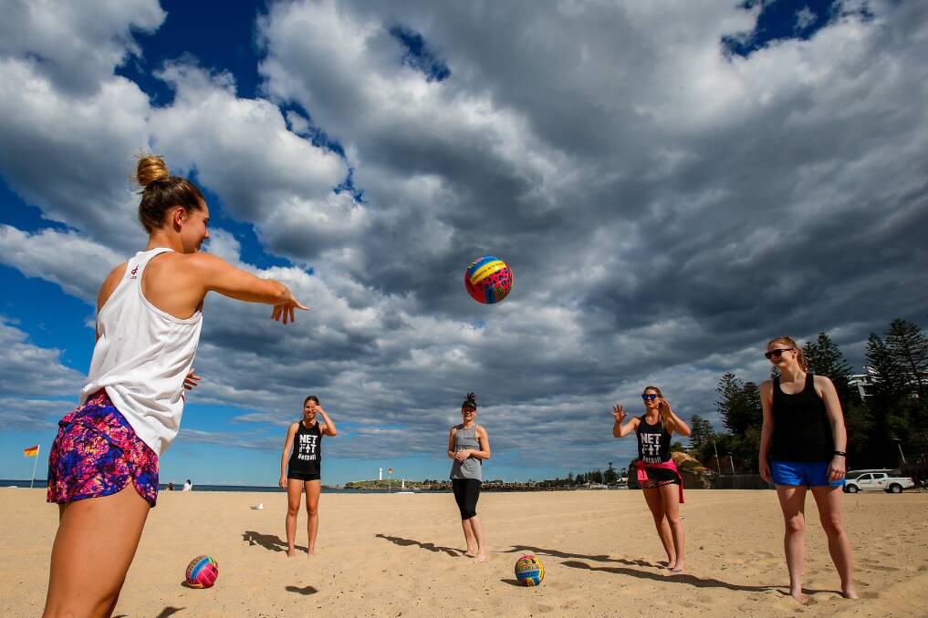 A ‘celebration of netball’ on the beach