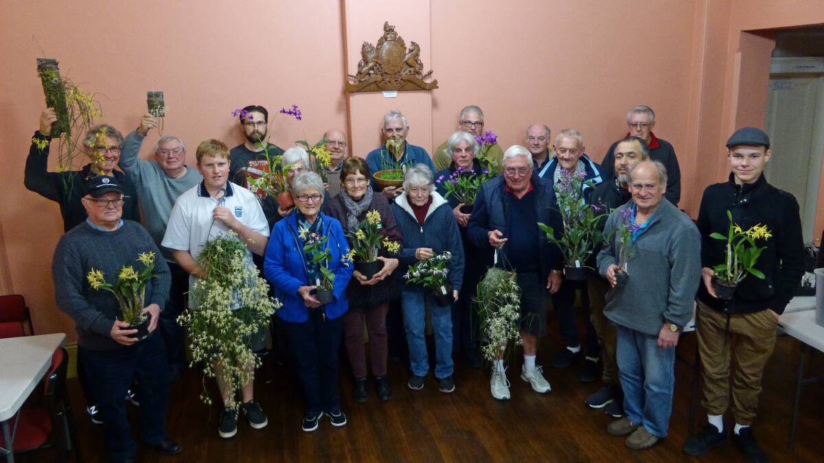 Members of the Illawarra Native Orchid Society.