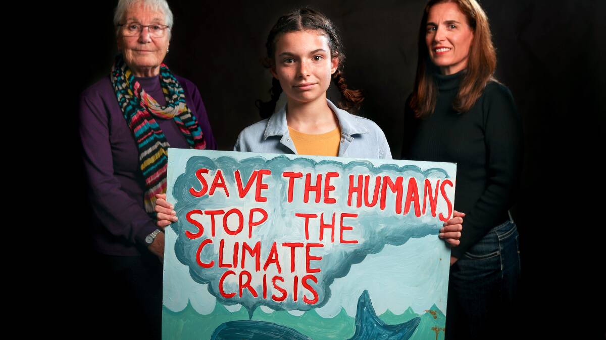 Wollongong climate strikers bridging the generation gap