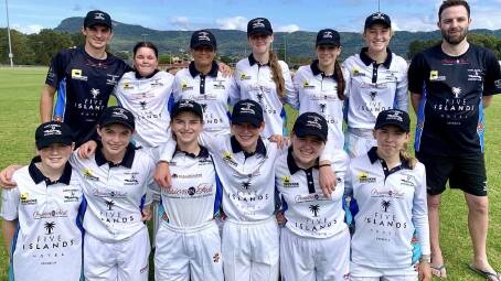 The all-female Port Kembla team which competed in the Combined U15 Illawarra competition. Picture supplied 