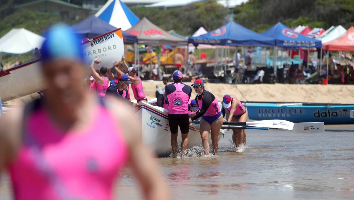 A sea of tents and competitors highlighted Bulli beach during the ASRL open. Picture: Sylvia Liber