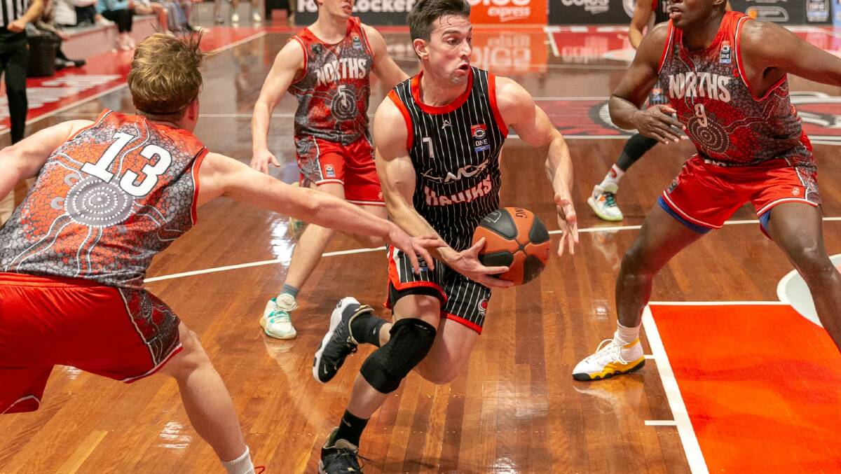 ON THE MOVE: Patrick Lancaster has played a key role in the Hawks good run in the NBL1 East conference. Picture: Supplied.