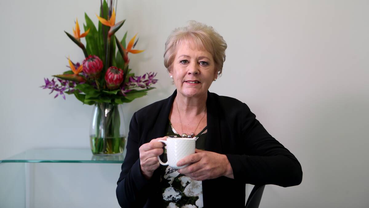 DEATH CAFE: Home Instead Senior Care Wollongong owner Su Middleton is encouraging people to attend the Death Cafe event at Shellharbour Library on August 8. Picture: Sylvia Liber.