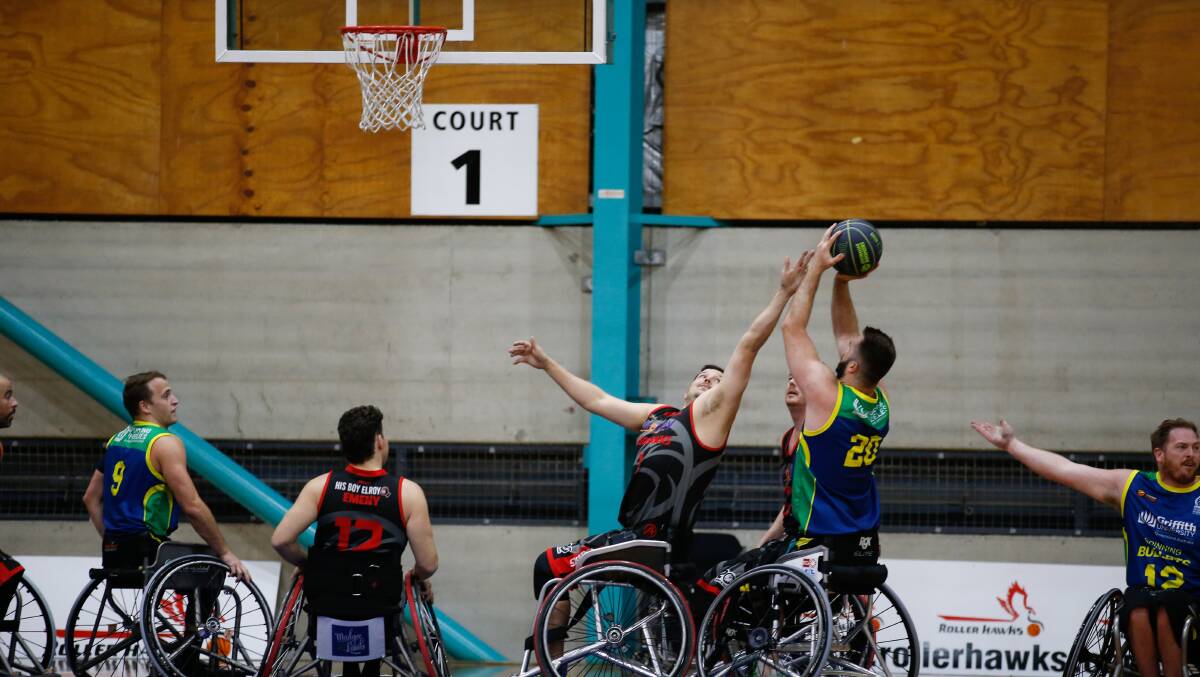 MULTI-PURPOSE: A number of sports can be played at Croome Road Sporting Complex. Wheelchair basketball is played within the complex at Shellharbour City Stadium. Picture: Anna Warr