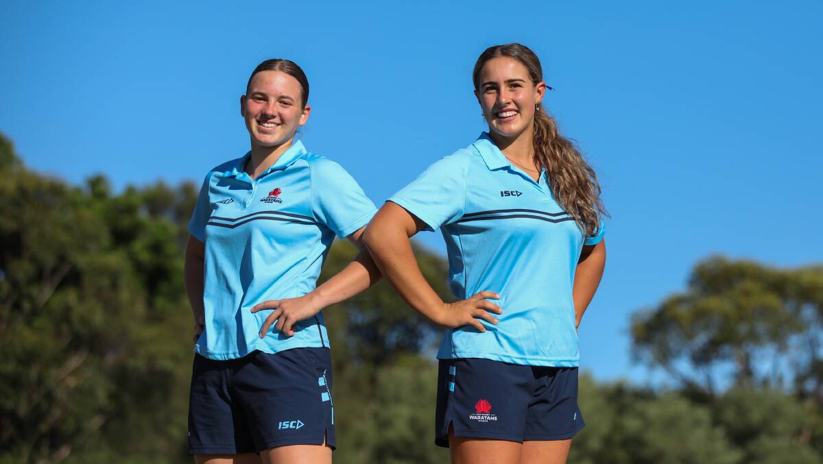 Illawarra pair Caitlyn Halse and Bronte Wilson will be part of the Super W Waratahs side playing the Brumbies in a trial match at Vikings Oval on Saturday, March 11. Picture: Wesley Lonergan