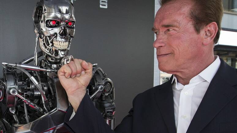 Arnie's Terminator 2 robot shapes landmark UOW discovery