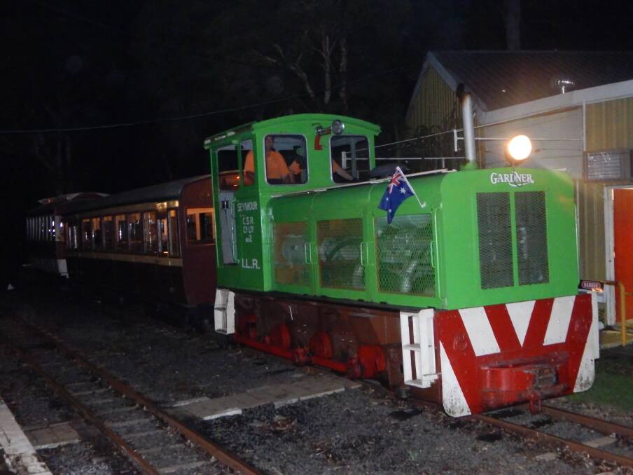 ALL ABOARD: Illawarra Light Railway Museum will hold night time train rides at its Albion Park Rail premises on Saturday, September 28. 