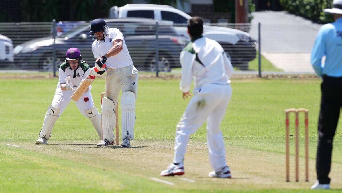 Balgownie batter Adam Berwick is finding form at the right time of the year. Picture: Sylvia Liber