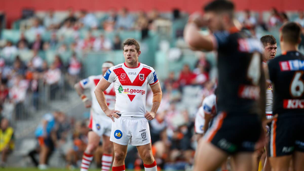 VETERAN: St George Illawarra hooker Andrew McCullough is backing his home state Queensland to win the decider by one point. Picture: Anna Warr