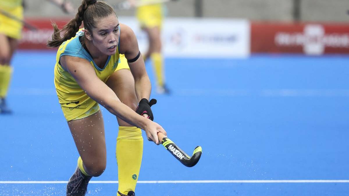 EYE ON THE PRIZE: Gerringong's Grace Stewart is part of the Hockeyroos squad taking part in the FIH Hockey Women's World Cup in Spain and Netherlands from July 1-17. Picture: Hockey Australia