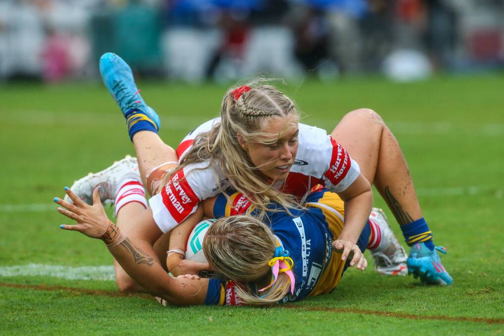 CRUNCH: Teagan Berry is one of four players who have re-signed with the Dragons for the 2022 NRLW season.