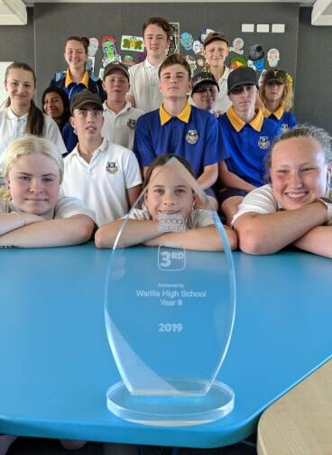 LITERACY SUCCESS: Warilla High School placed third in the 'Word Mania' competition, which had entrants from Australia and New Zealand. 