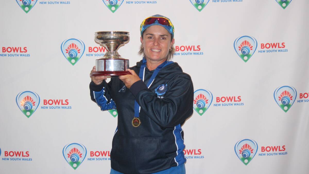 CHAMP: Karen Murphy has won a sixth NSW Womens Champion of Champion Singles. Picture: Billy Johnson, Bowls NSW