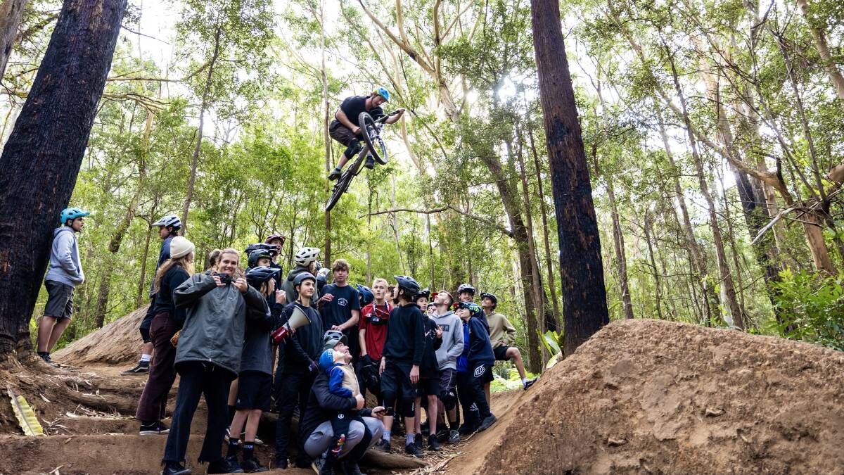 The Illawarra mountain biking community are now working frantically to save their beloved possums dirt track for good. Photo: supplied