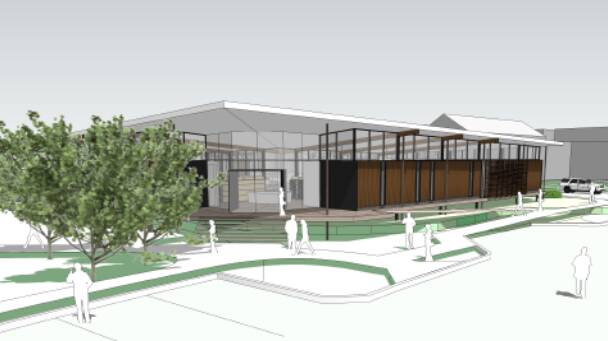ARTIST IMPRESSION: The Warilla Library is expected to be completed by October and opened to the public before the end of the year. 