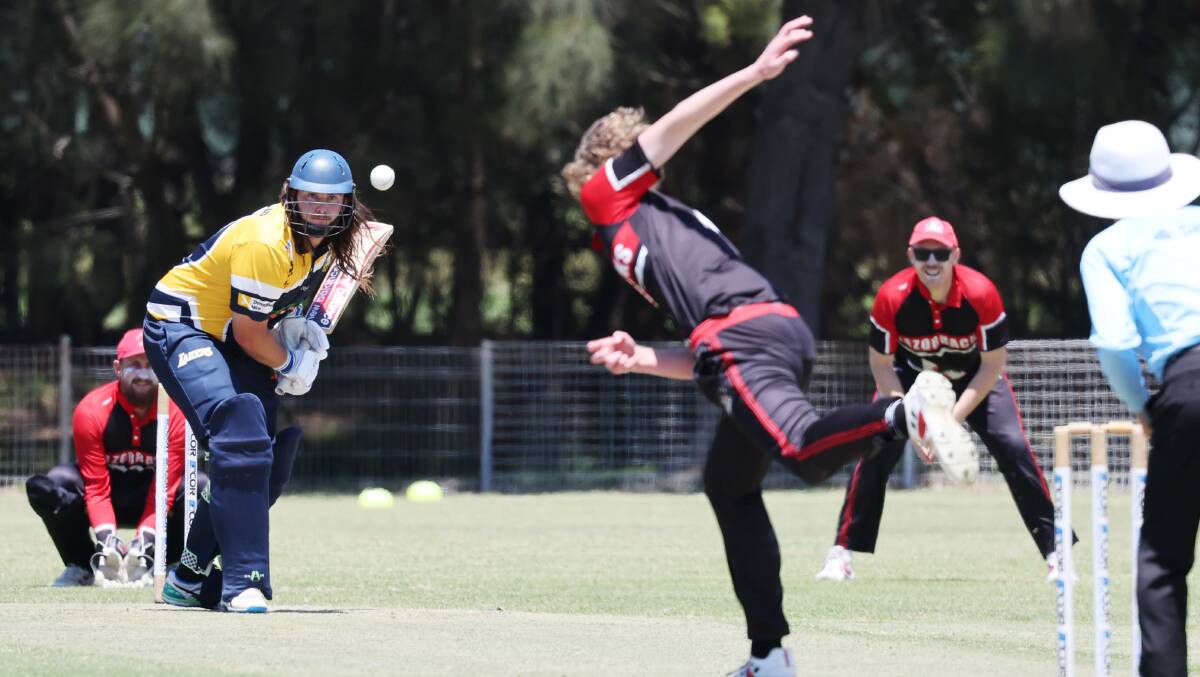 Lake Illawarra batsman Max Henderson has scored 222 runs at an average of 57 so far this season. Picture by Sylvia Liber.
