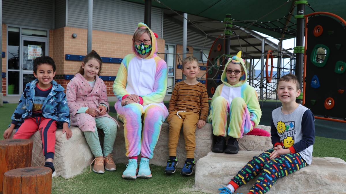Lockdown no barrier as Shellharbour school embraces pyjama day