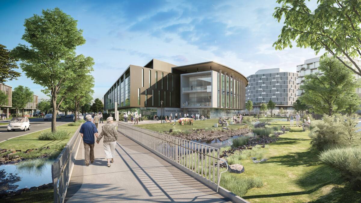 ARTIST'S IMPRESSION: UOW and Lendlease will jointly design, develop and deliver the multi-million dollar Health and Wellbeing Precinct.