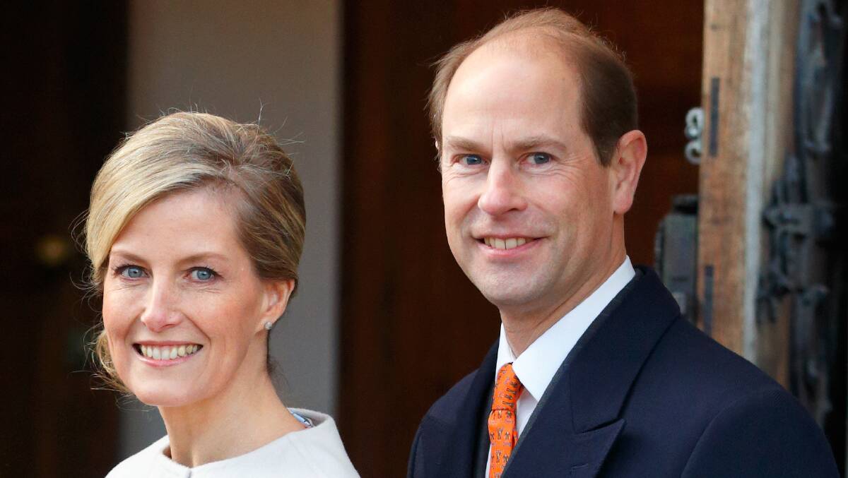 Prince Edward, the Earl of Wessex, pictured with his wife, Countess Sophie, will visit Wollongong on Saturday, September 14. Picture: Getty Images.