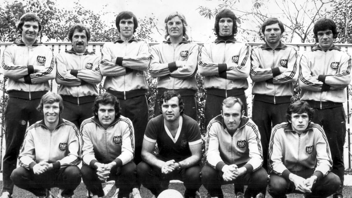 1974 Australian World Cup soccer team. Picture by News Limited
