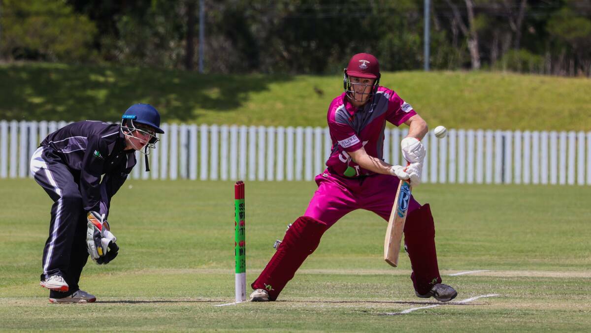 Toby Dodds batting for Wollongong. Picture by Adam McLean