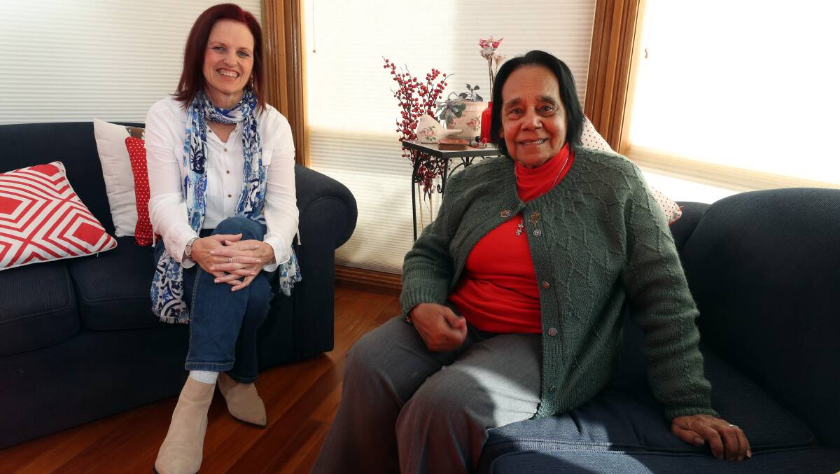 RELAXING: Julie-Anne Jones and Adelaide Wenberg met the Mercury ahead of National Reconciliation Week (May 27 - June 3). Picture: Robert Peet