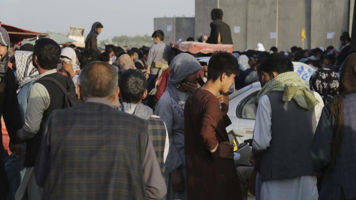 DFAT had warned people trying to leave Afghanistan of the threat of an airport terrorist attack. Picture: Supplied