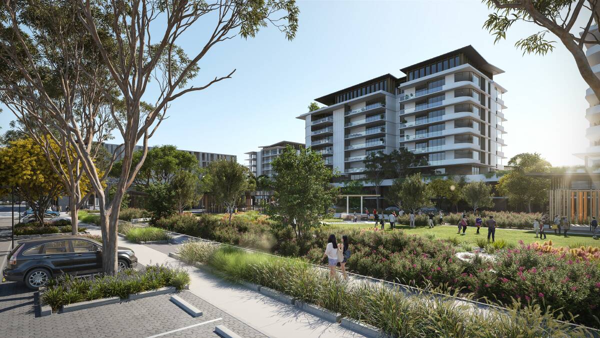 ARTIST'S IMPRESSION: UOW and Lendlease have lodged a DA for stage one of their multi-million dollar Health and Wellbeing Precinct.
