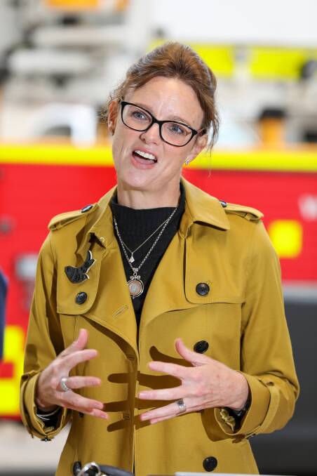 BOOST: Minister for Emergency Services and Resilience Steph Cooke. 