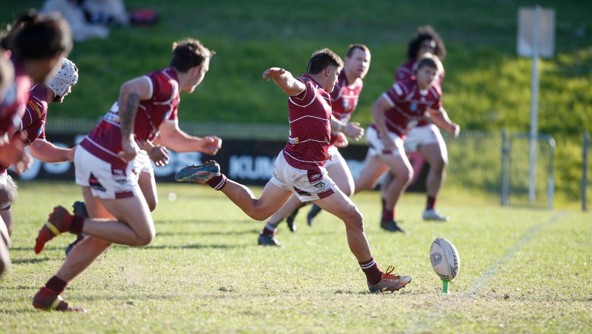 DANGER MAN: Albion Park Oak Flats player Jack Walsh (pictured) has been highlighted as one of Gerringong's dangers by coach Scott Stewart. Picture: Anna Warr