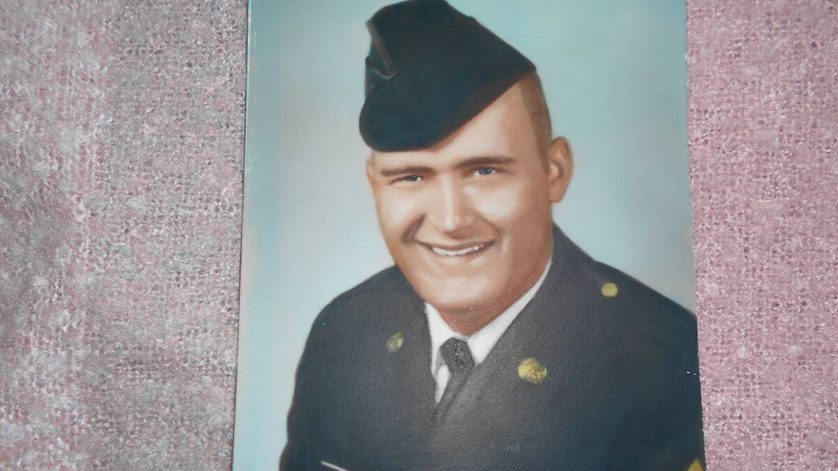 IN THE ARMY: Merl Tanner pictured while serving for the US Army in the late 1960s.
