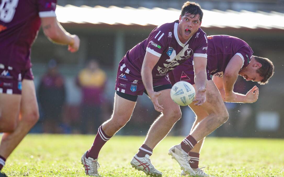 Kyle Williams in action for Albion Park-Oak Flats Eagles. Picture by Adam McLean