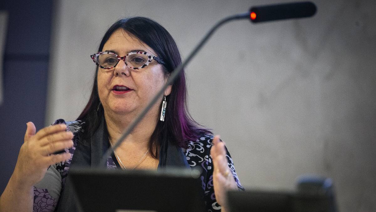 SOCIAL JUSTICE: Canadian academic Dr Cathy Richardson talked about her work with indigenous communities in Canada during her National Reconcilation Week speech at UOW. Picture: Paul Jones