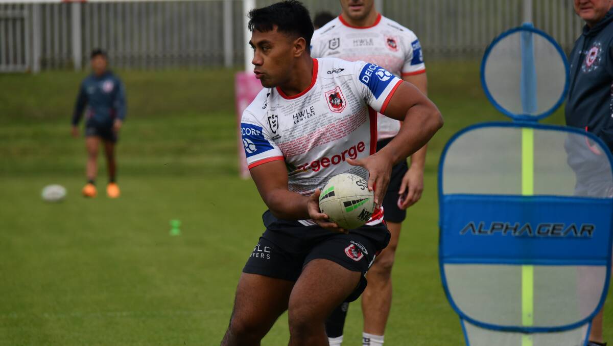 GOOD NEWS: Michael Molo has been picked to debut for St George Illawarra in their clash against the Warriors on Saturday.