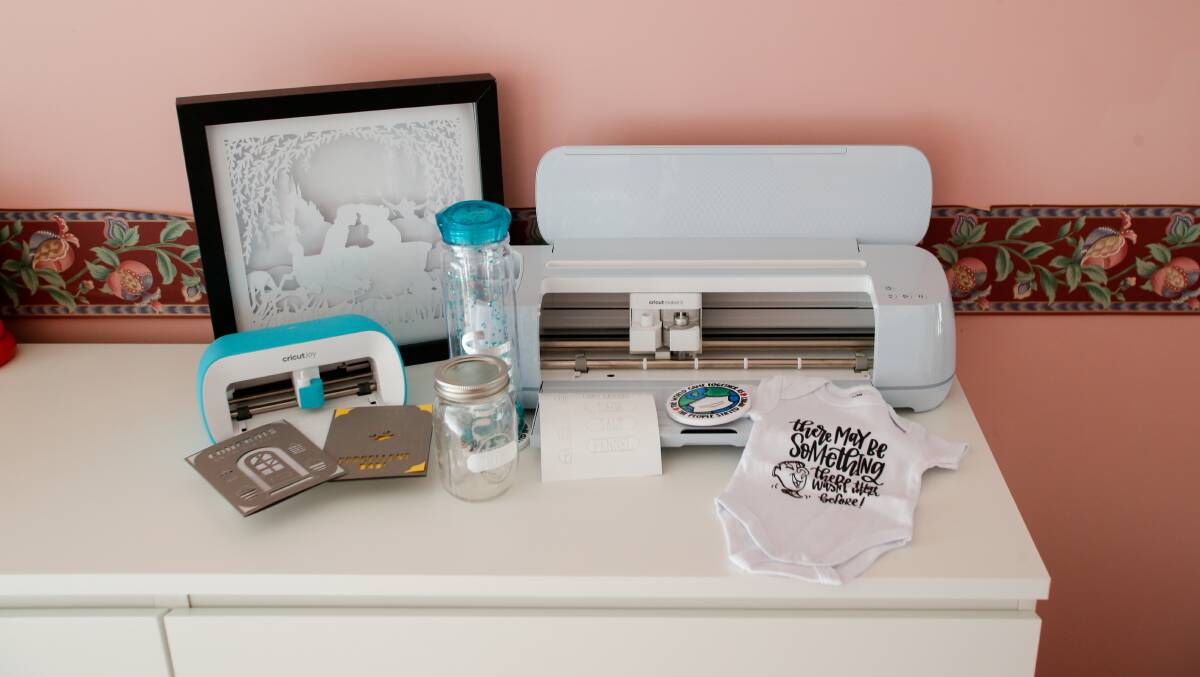 HOBBY: Jess Childs is a member of Cricut for Australians, a large community (63.4 thousand members and growing) for crafters and Cricut fans. Picture: Anna Warr