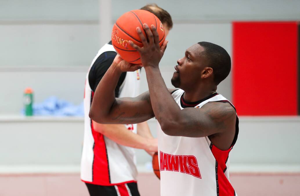 Michael Frazier II will debut for the Hawks on Sunday against the Phoenix. Picture: Adam McLean.