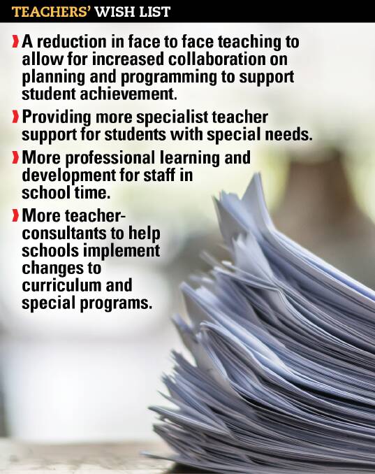NEW REPORT: A new report states teachers want more professional learning and development and less excessive administrative tasks.
