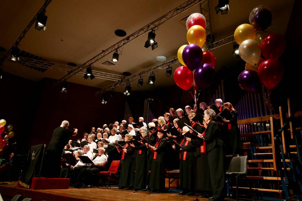 PARTY TIME: Illawarra Choral Society concert at Wollongong Town Hall. Picture: Adam McLean