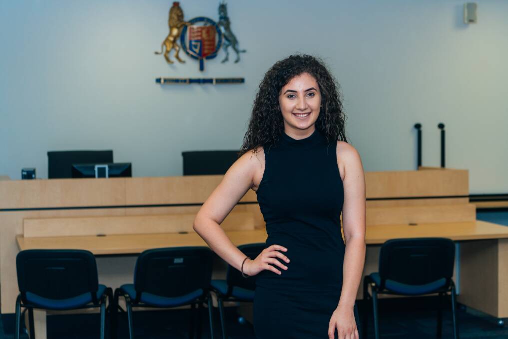 FAN: University of Wollongong Law Students' Society careers vice-president Madeleine Joseph is happy to take part in the 'virtual' Sydney Law Careers Fair on Friday. Picture: Supplied.