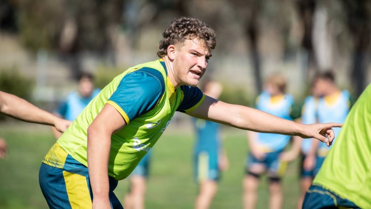 Ollie McCrea ihas been included in the Junior Wallabies squad for their crucial World Cup fixture against England. Picture by Karleen Minney