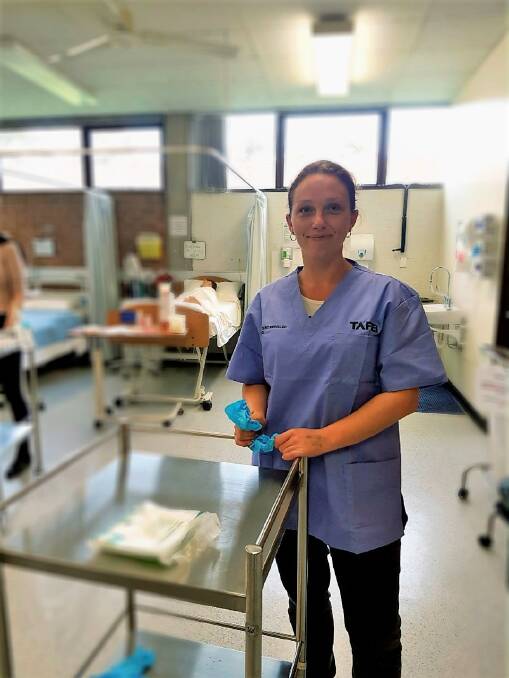 EXCHANGE: Diploma of Nursing student at Shellharbour TAFE, Kelli Costello is gaining nursing experience in the US as part of an exchange program.