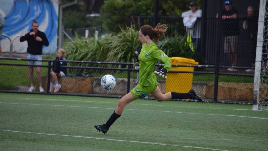 Wombarra teen and Junior Matilda Sofia Fante playing for NSW Metros. Picture supplied.